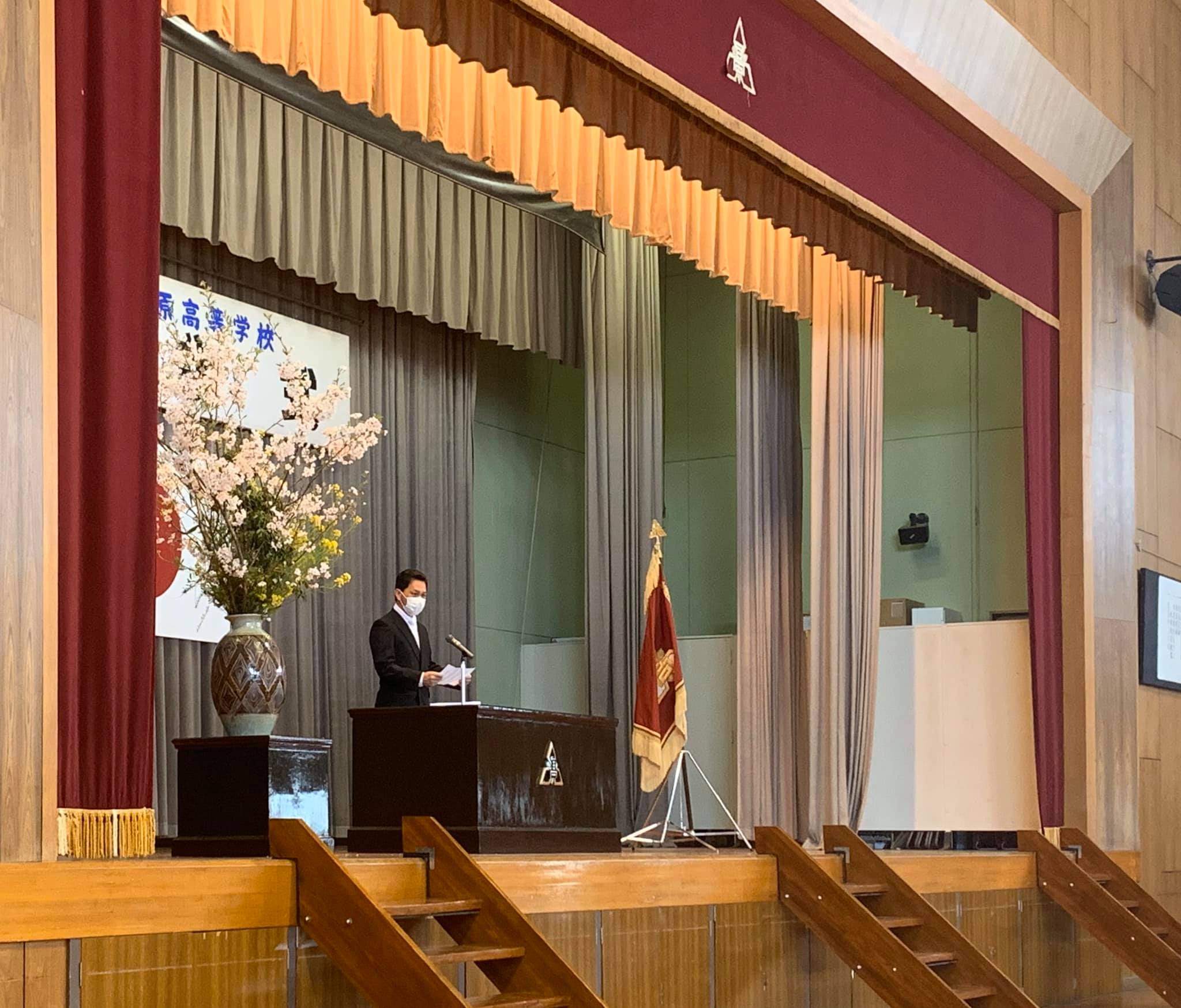 愛媛県立丹原高校の入学式
