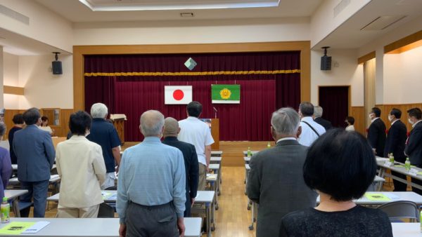 西条市自衛隊家族会の令和4年度総会